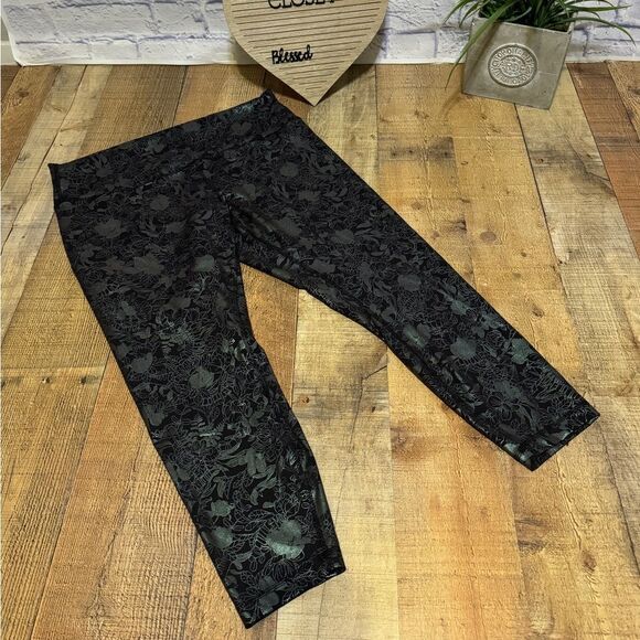 Lululemon Wunder Under High-Rise Tight 28" *Full-On Luxtreme Shine foil size 18 - Picture 13 of 16